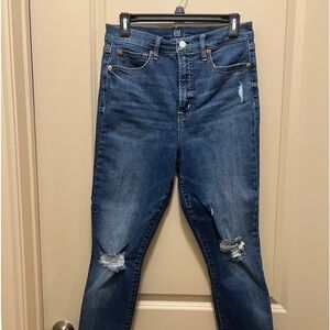 Gap High Rise True Skinny Jeans size 10/30R